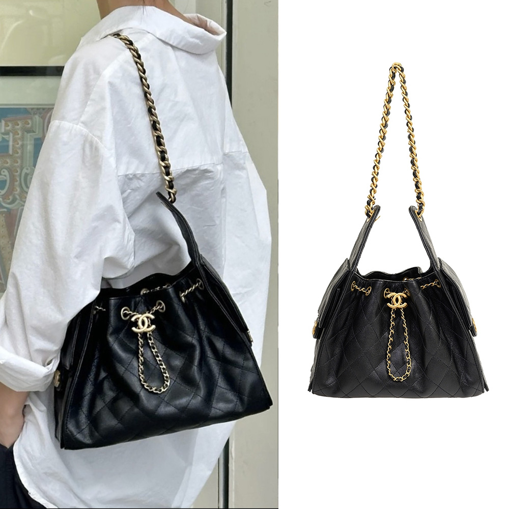 シャネル バッグ レディース CHANEL シャネル25 ミニハンドバッグ AS5631 B20304 94305 ブラック マットゴールド金具