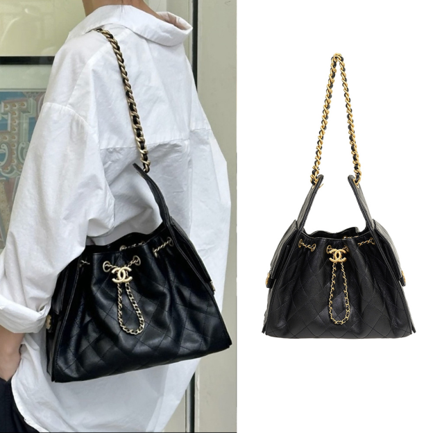 シャネル バッグ レディース CHANEL シャネル25 ミニハンドバッグ AS5631 B20304 94305 ブラック マットゴールド金具