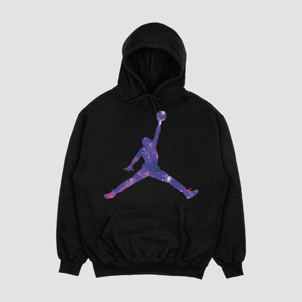 AIRJORDAN 男女兼用プリントラウンドネックジャージ