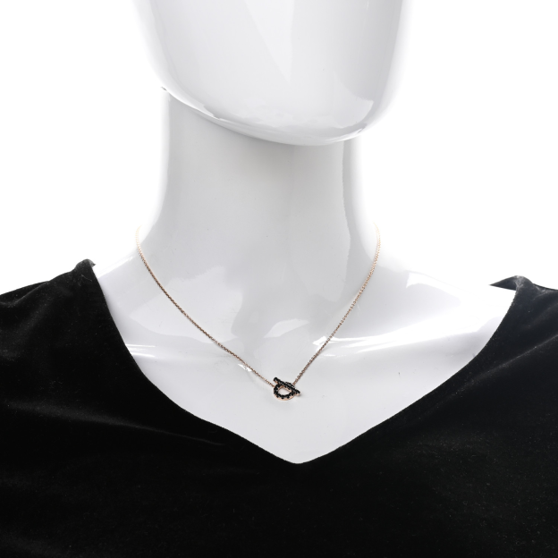 エルメスのピンクゴールドネックレス「フィネス」