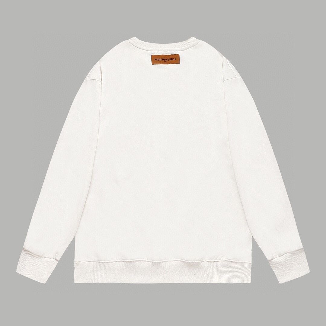 LOUIS VUITTON  パーカー ブランド　ルイ・ヴィトン ロゴ トップス プリント かわいい　男女兼用