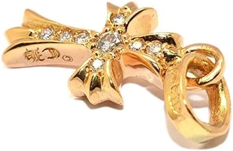 【国内発送/直営店】ネックレス クロムハーツ ベビーファット22K パヴェダイヤモンド 22K BABY FAT PAVE Diamonds 正規品