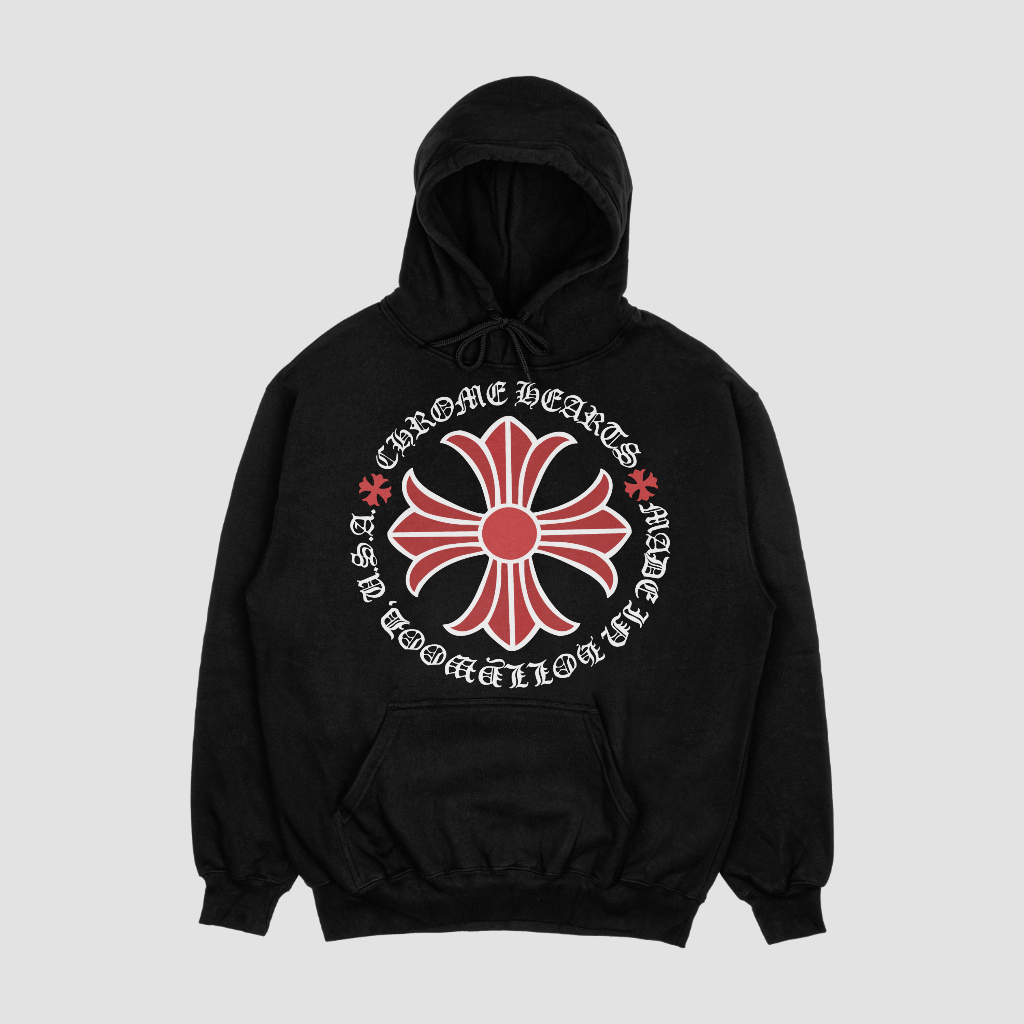 Chrome Hearts クラシックなロゴプリントパーカー