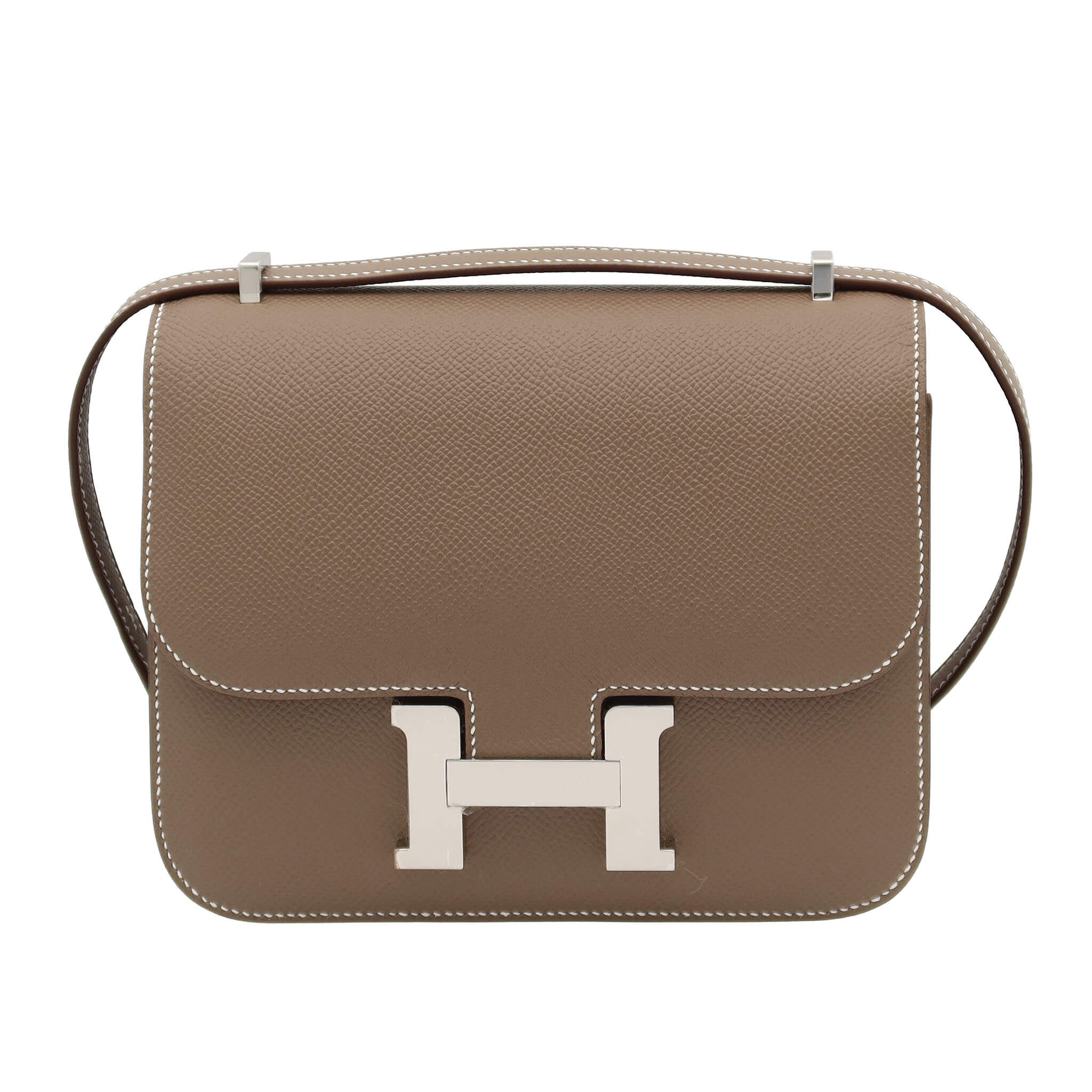 エルメス HERMES コンスタンス3ミニ ミロワール K刻 エトゥープ シルバー金具 エプソン レディース ショルダーバッグ