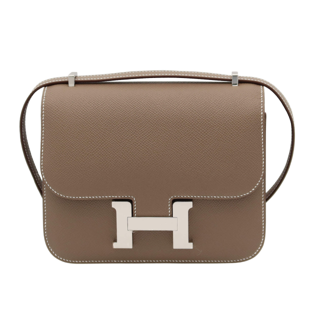 エルメス HERMES コンスタンス3ミニ ミロワール K刻 エトゥープ シルバー金具 エプソン レディース ショルダーバッグ