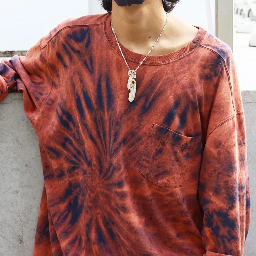 【国内発送/直営店】1点物 オリジナルカスタム1 タディアンドキング goro's ゴローズ魂継承 フェザー ネックレス メンズ シルバー925 ペンダントトップ ネックレス メンズ