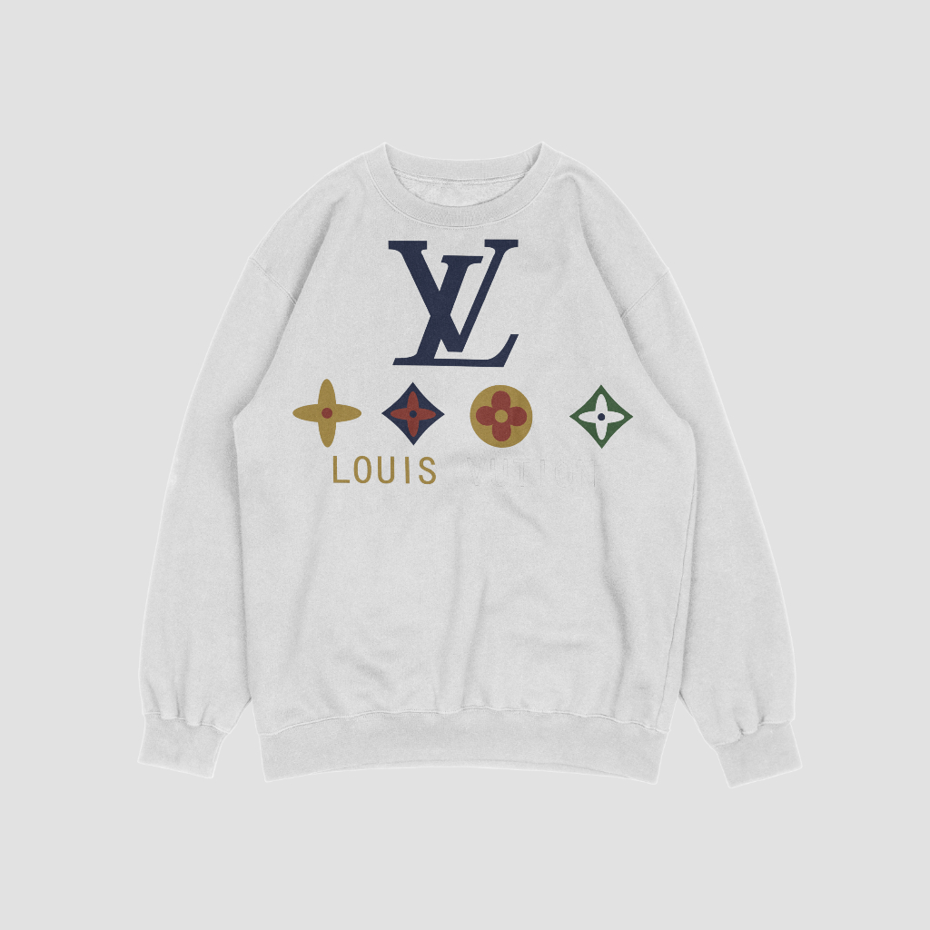 LOUIS VUITTON キャラクターアルファベットロゴプリントスウェット クル