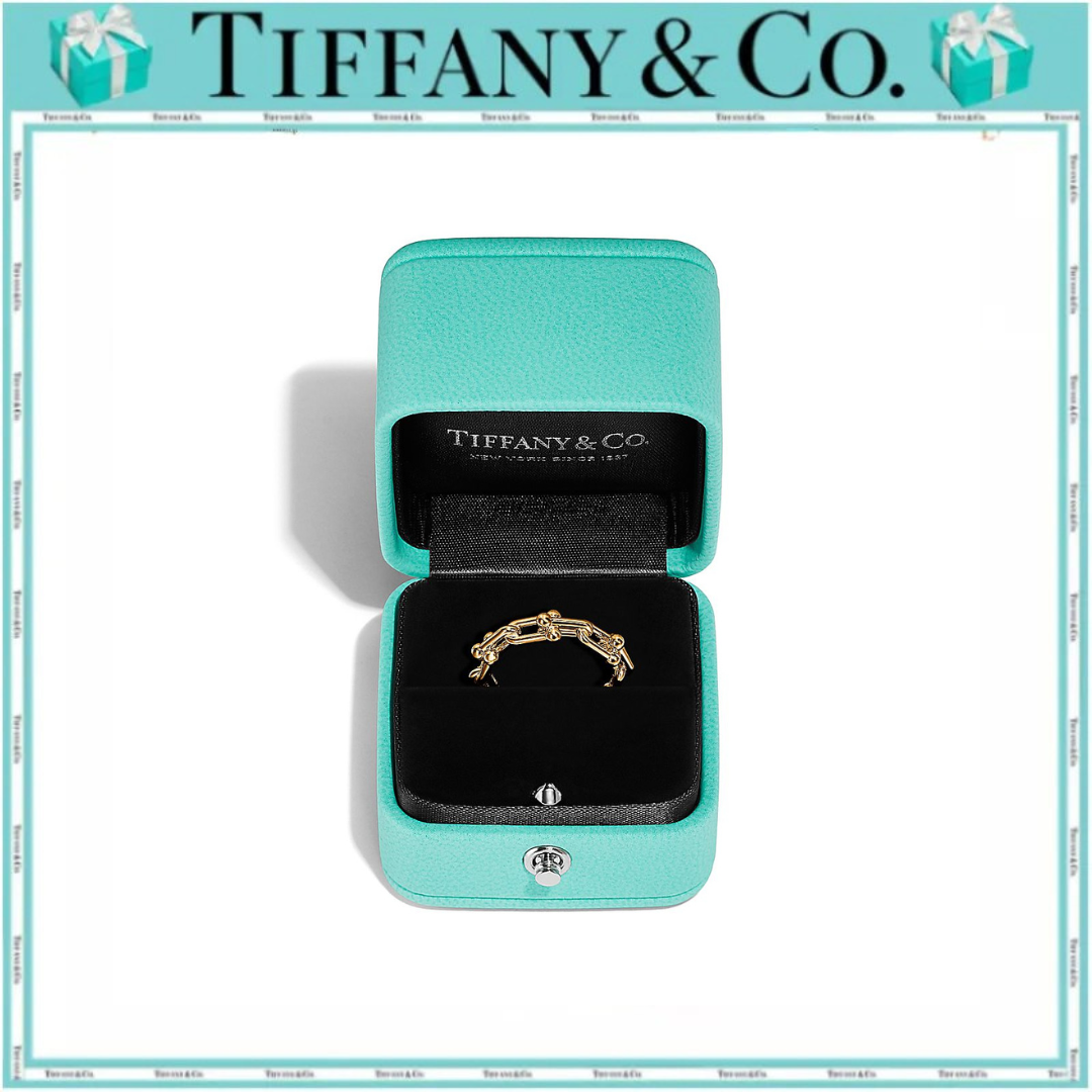 ティファニー ハードウェア  マイクロ リンク リングイ エローゴールド