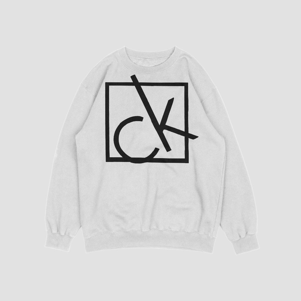 Calvin Klein 春と秋のカジュアルで快適な丸首の衛衣