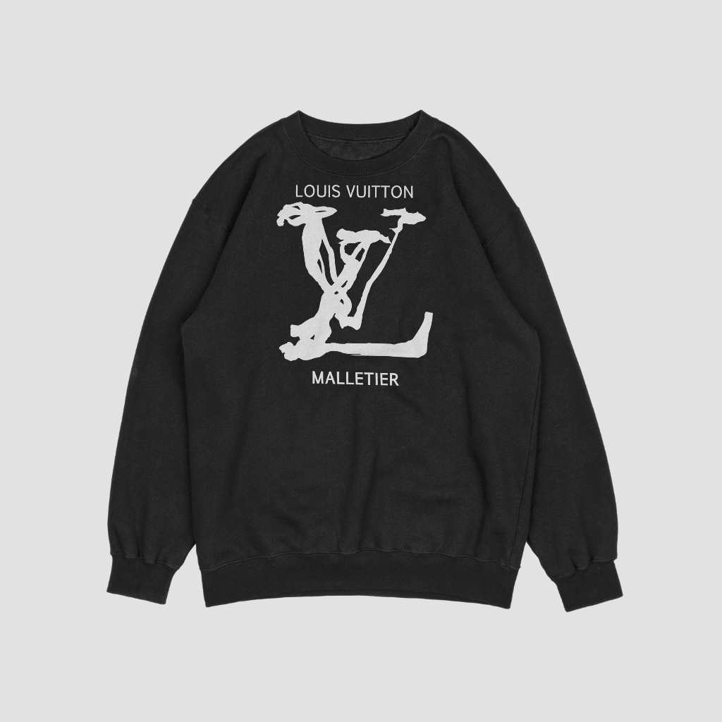 LOUIS VUITTON 連名印紙のスウェット クル