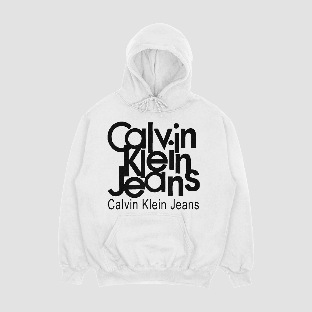 Calvin Klein 春秋カジュアルファッションシンプルアルファベットコットン連帽パーカー