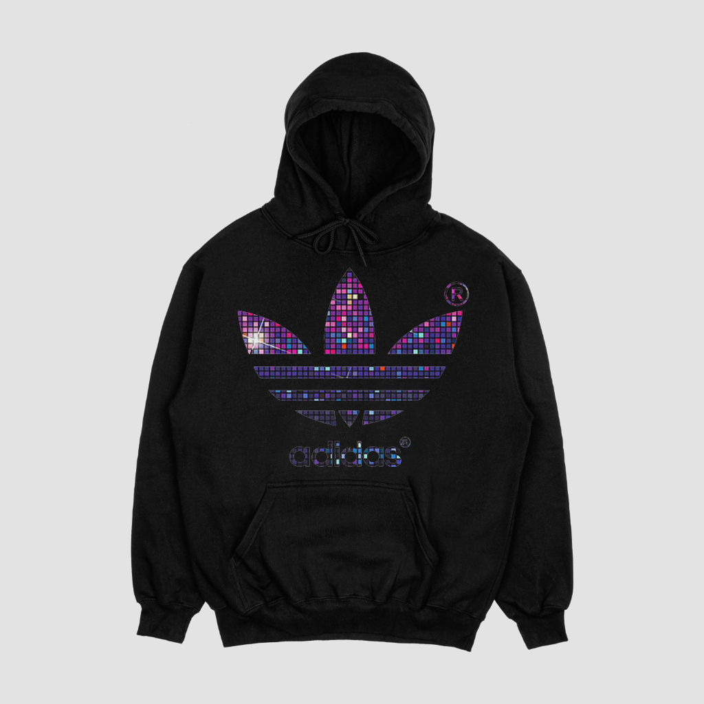 ADIDAS スポーツカジュアルゆったりハットパーカープルオーバー