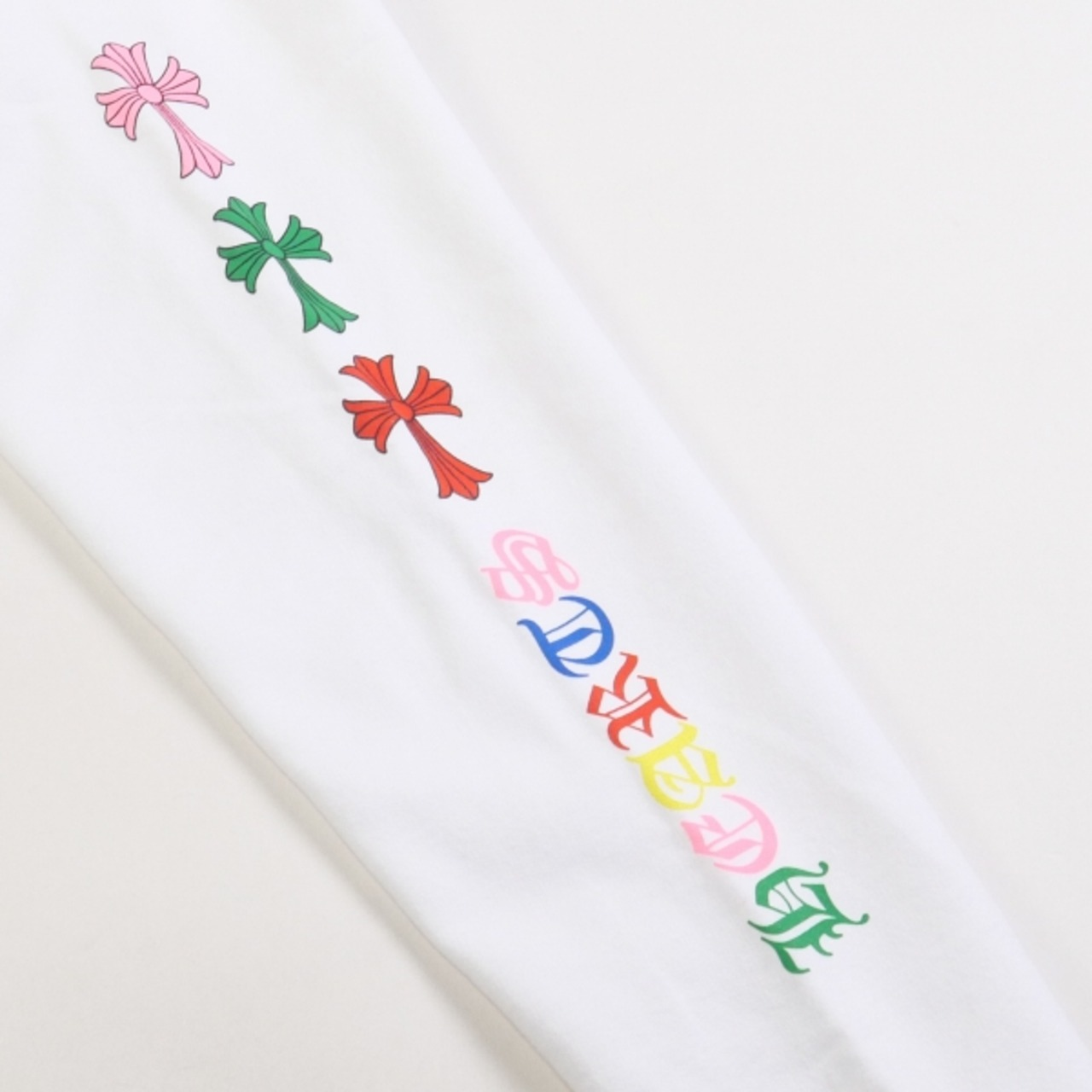 クロムハーツ パーカー コットン  ホワイト マルチセメタリークロス