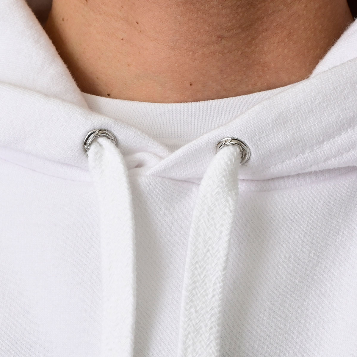 クロムハーツ Chrome Hearts　SWTSHRT PLVR 袖フローラルバックホースシュープリントパーカー(ホワイト)