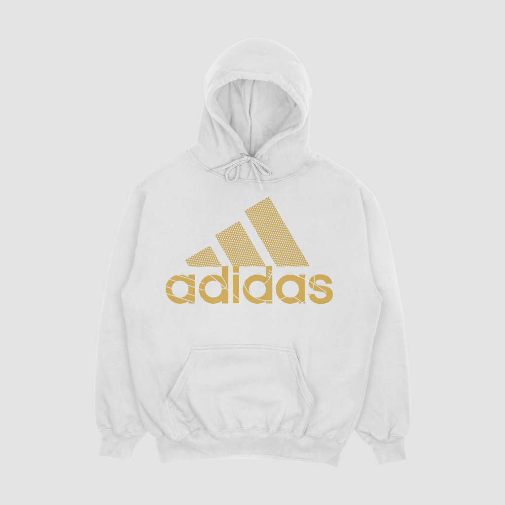ADIDAS スポーツカジュアルゆったりハットパーカープルオーバー