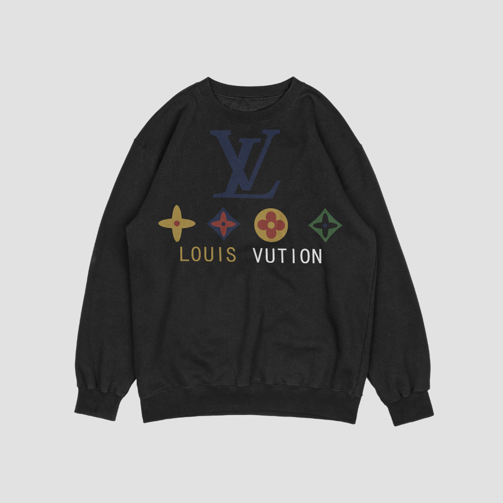 LOUIS VUITTON キャラクターアルファベットロゴプリントスウェット クル