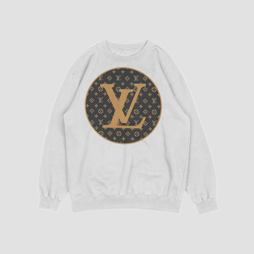 LOUIS VUITTON 連名印紙のスウェット クル