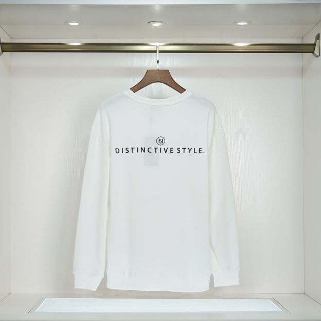 FENDI  パーカー フェンディ プリントおしゃれ 丸首 通勤 通学 男女兼用