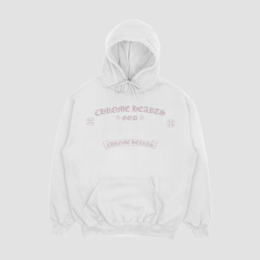 Chrome Hearts クラシックなロゴプリントパーカー