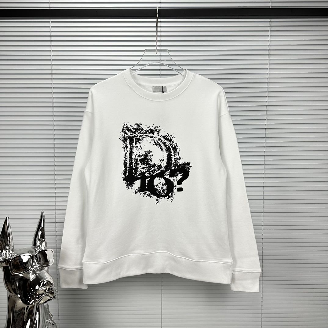 DIOR 2023新作パーカー ルームウェア  ディオール ロゴブランド トップス  男女兼用