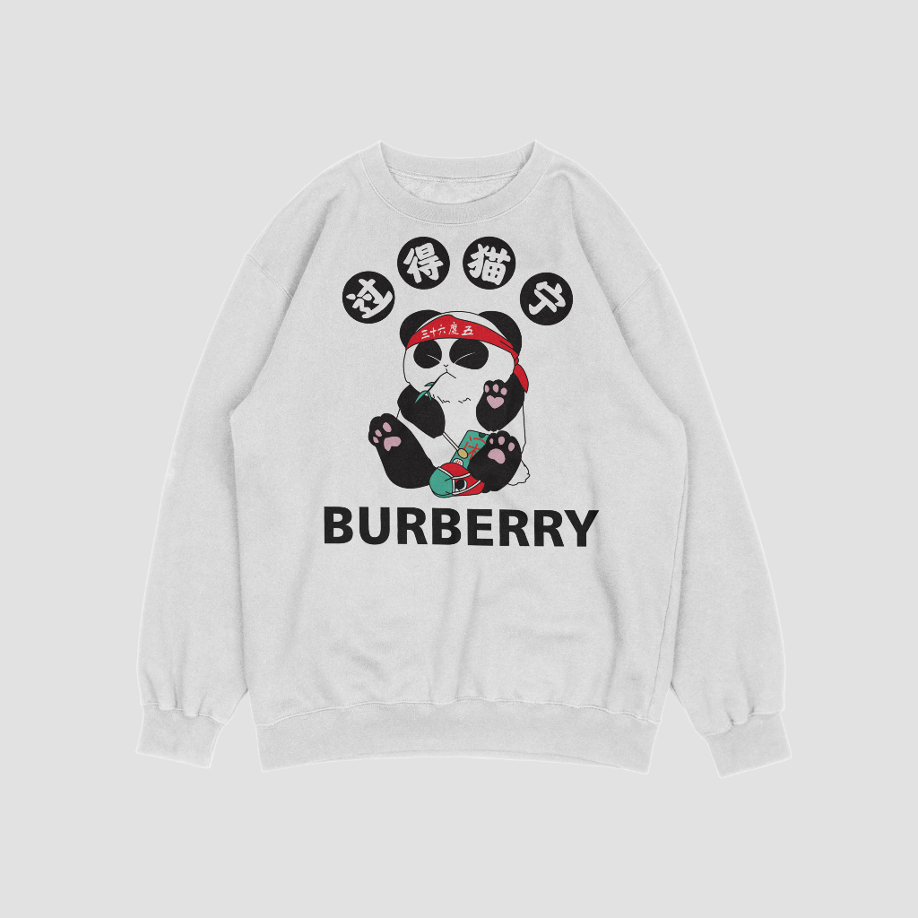 Burberryロゴアルファベットプリントスウェット クル