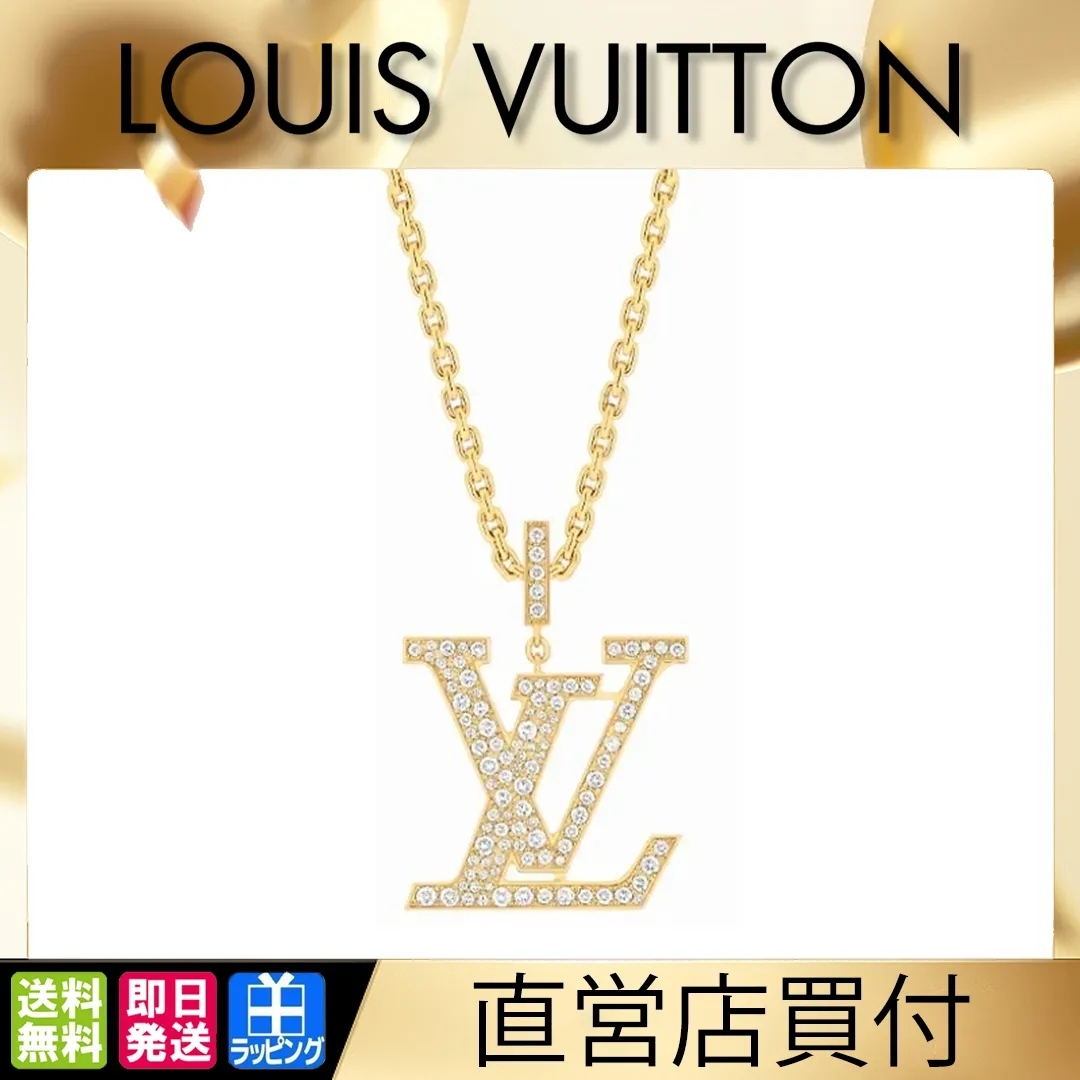 【国内発送/直営店】ネックレス パンダンティフ LV GM ゴールド×ダイヤ ネックレス
