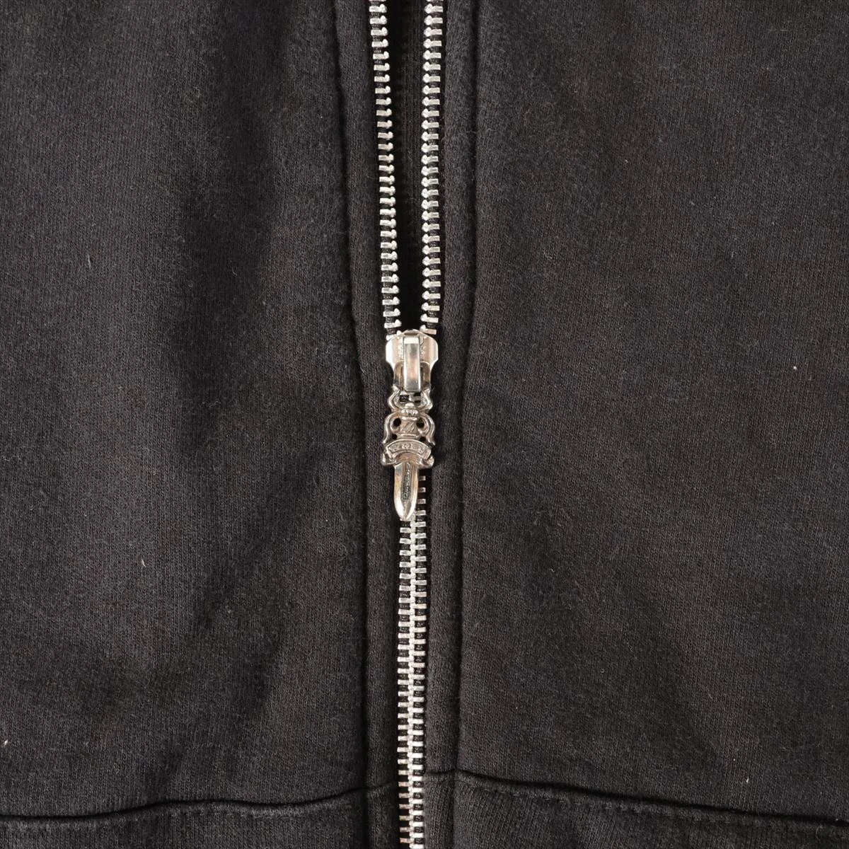 クロムハーツ ホースシュー パーカー コットン  ブラック