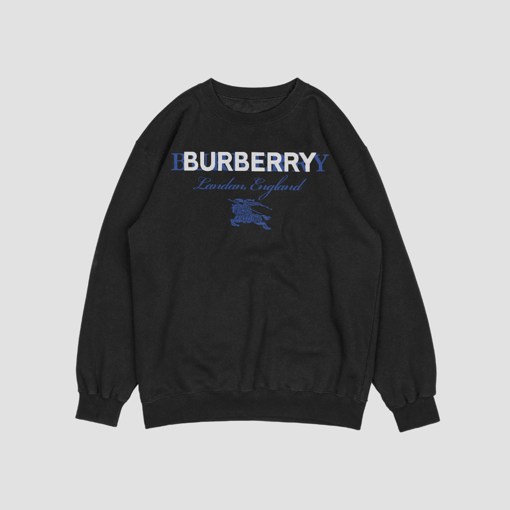 Burberryロゴアルファベットプリントスウェット クル