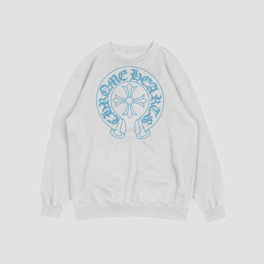 Chrome Hearts クラシックなロゴプリントスウェット クル