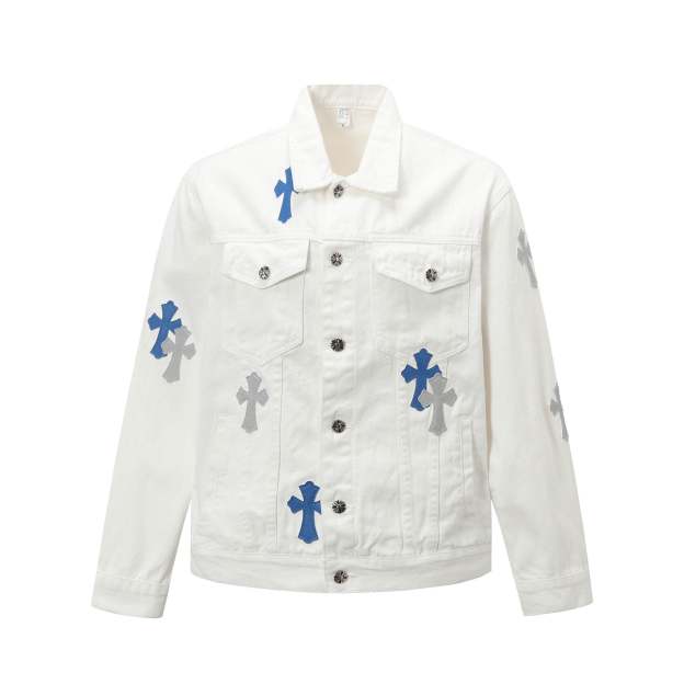 【Chrome Hearts】クロムハーツ 新作デニムジャケット Tシャツ