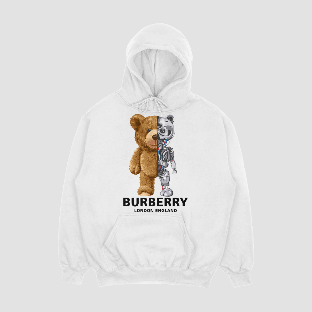 Burberry 小熊アルファベットのキャラクタープリントのパーカー