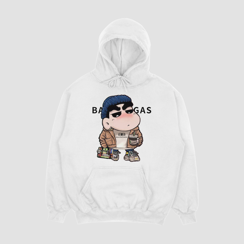 Balenciaga クラシックなアルファベットプリントのパーカー