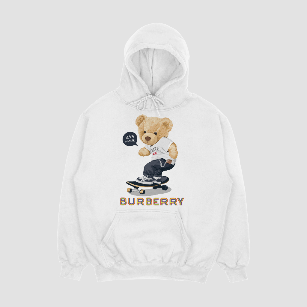 Burberry くまちゃんキャラクタープリントパーカー