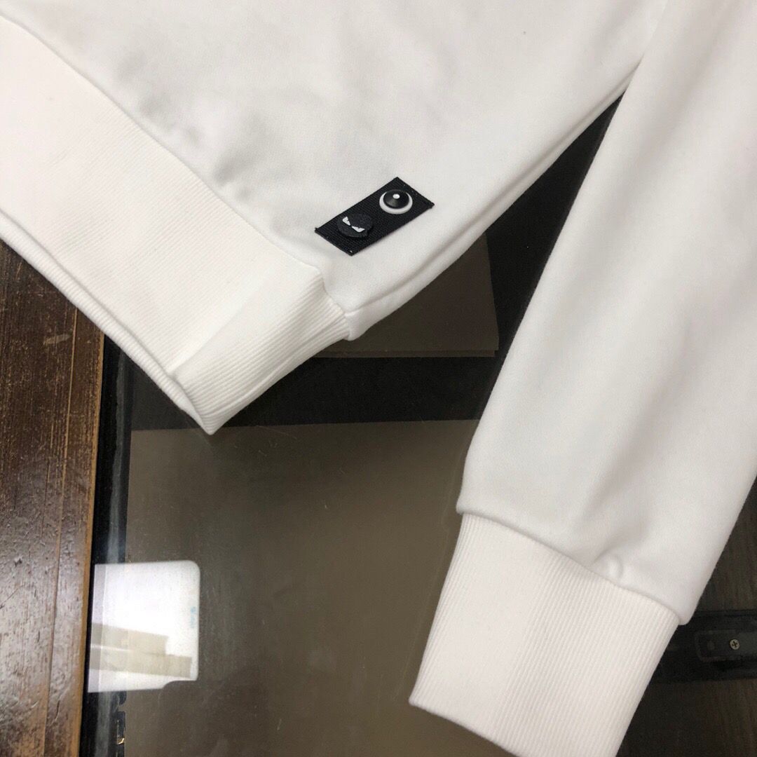 FENDI  パーカー フェンディ 可愛い プレント図案 丸首 通勤 通学 ゆったり 男女兼用