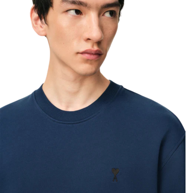 Ami paris ブルー コットン Ami De Coeur スウェットシャツ