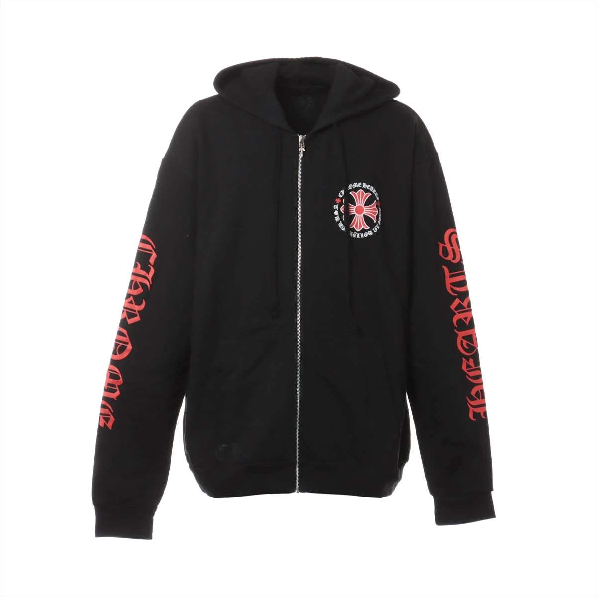 クロムハーツ CHプラス パーカー コットン ブラック