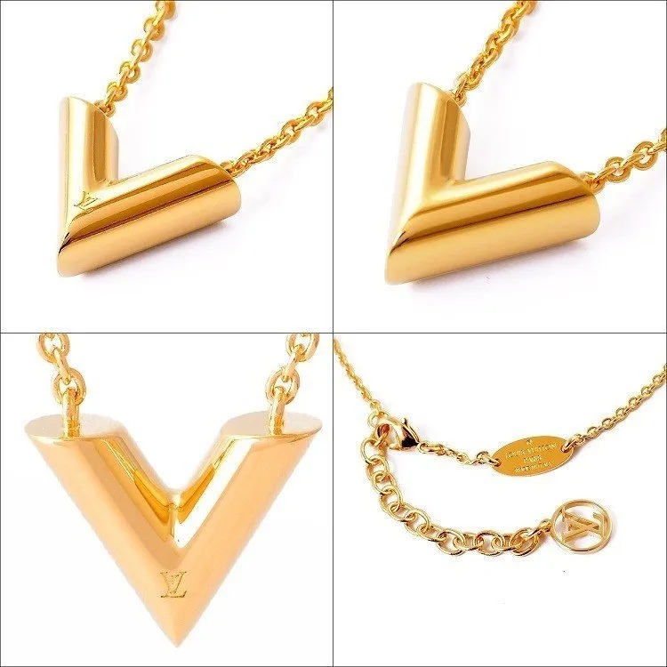 【国内発送/直営店】M61083 アクセサリー LV ペンダント ・エセンシャルV -JAPAN DUTY FREE