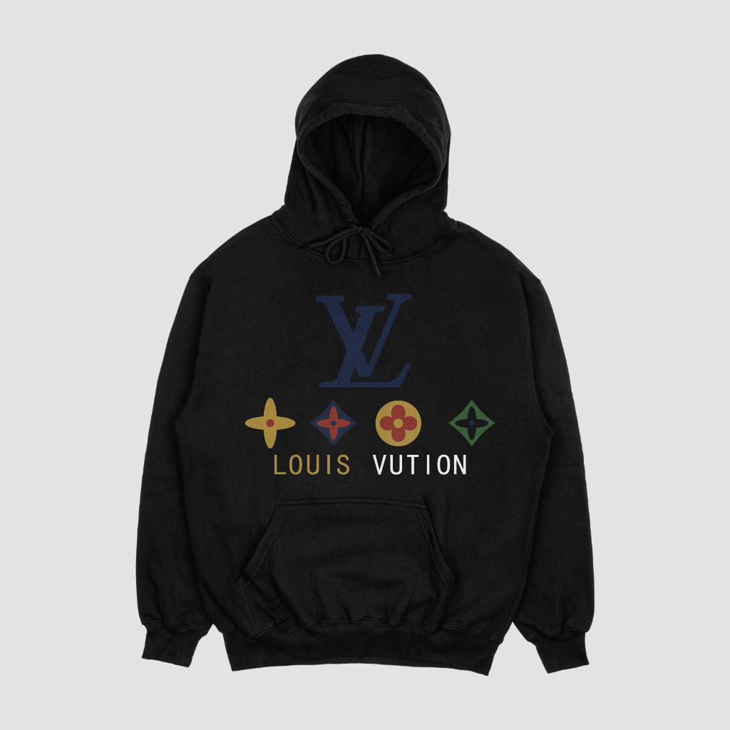 LOUIS VUITTON キャラクターアルファベットロゴプリントパーカー