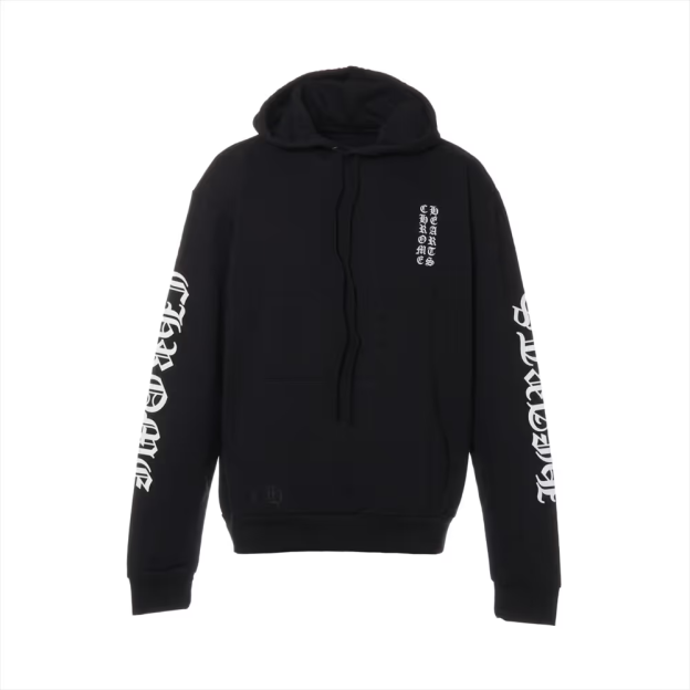 クロムハーツ パーカー コットン ブラック ホースシュー CHプラス総柄