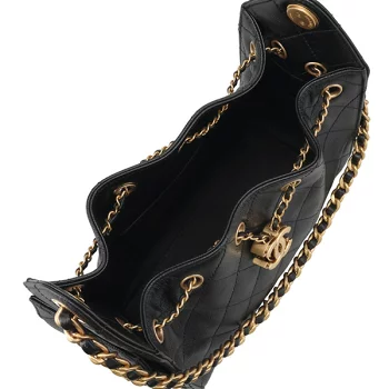 シャネル バッグ レディース CHANEL シャネル25 ミニハンドバッグ AS5631 B20304 94305 ブラック マットゴールド金具