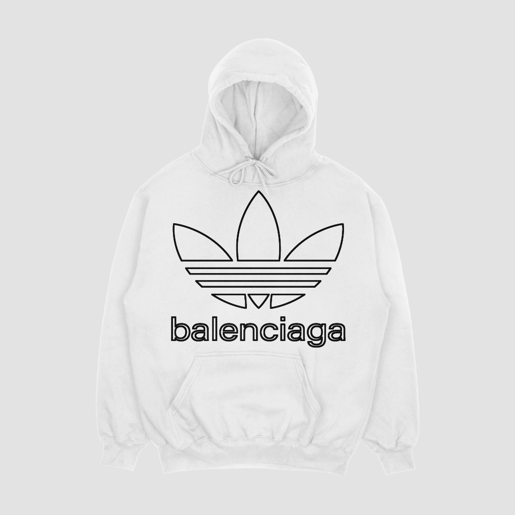 Balenciaga クラシックなアルファベットプリントのパーカー