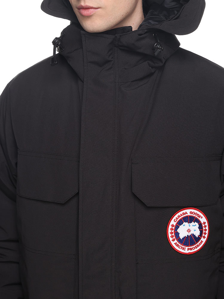 カナダグース ダウンジャケット メンズ CANADA GOOSE エクスペディション EXPEDITION ダウン フーデット パーカー ブルゾン クロ 黒 