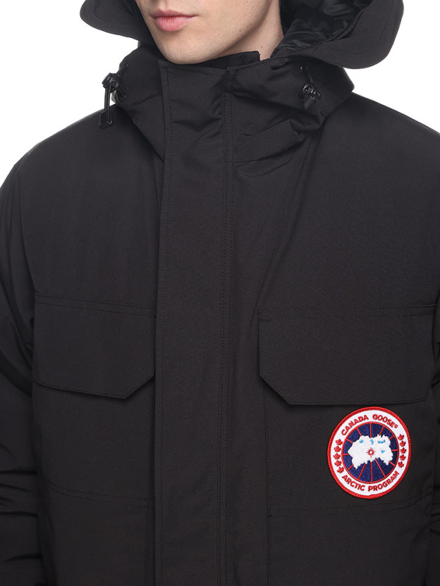 カナダグース ダウンジャケット メンズ CANADA GOOSE エクスペディション EXPEDITION ダウン フーデット パーカー ブルゾン クロ 黒 