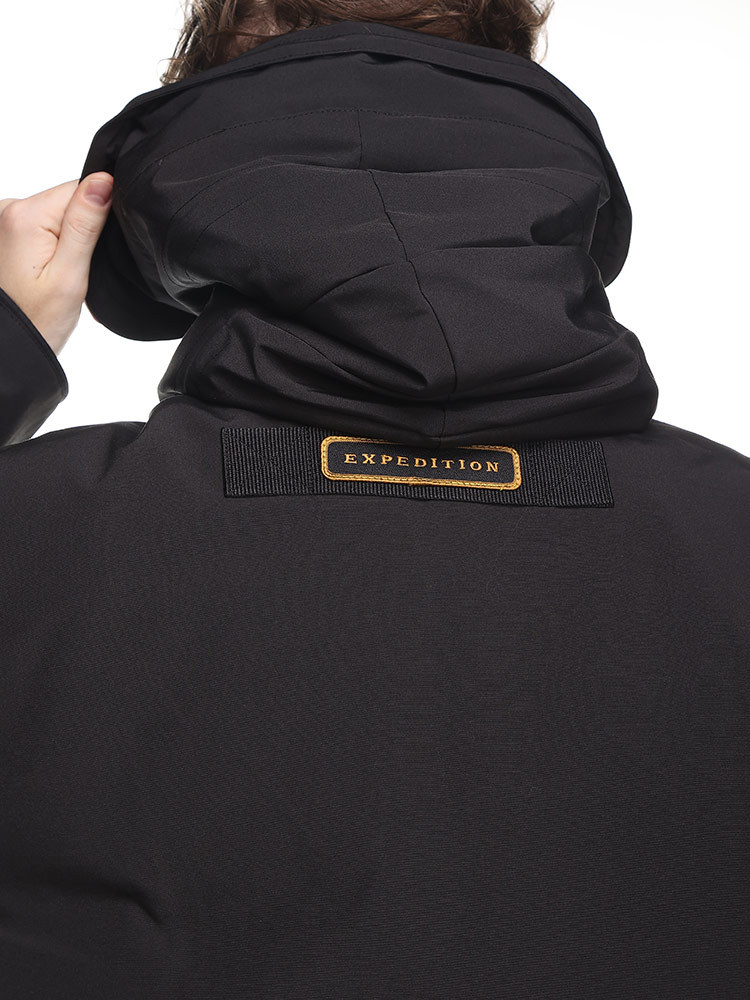 カナダグース ダウンジャケット メンズ CANADA GOOSE エクスペディション EXPEDITION ダウン フーデット パーカー ブルゾン クロ 黒 
