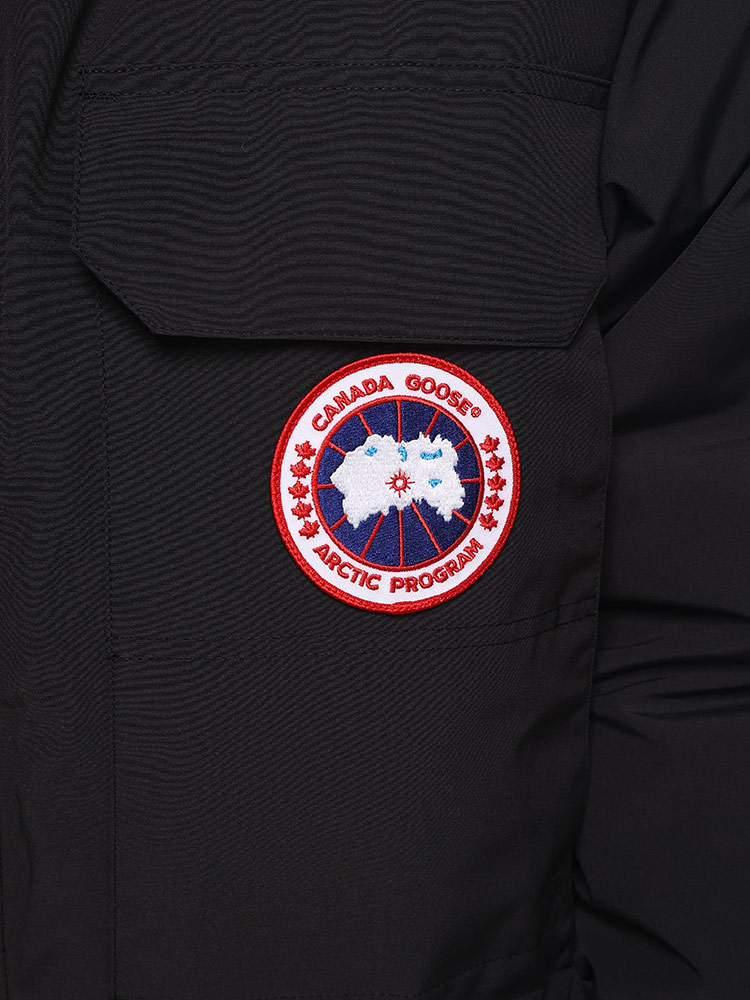 カナダグース ダウンジャケット メンズ CANADA GOOSE エクスペディション EXPEDITION ダウン フーデット パーカー ブルゾン クロ 黒 