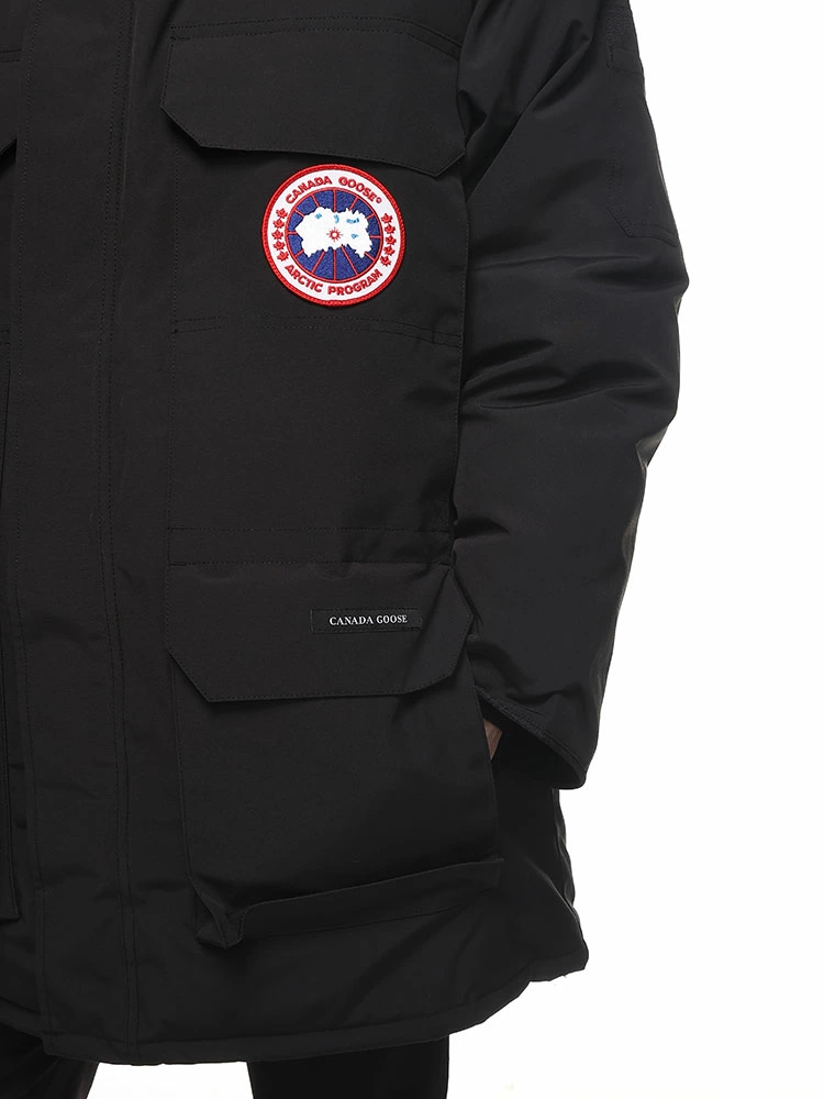 カナダグース ダウンジャケット メンズ CANADA GOOSE エクスペディション EXPEDITION ダウン フーデット パーカー ブルゾン クロ 黒 