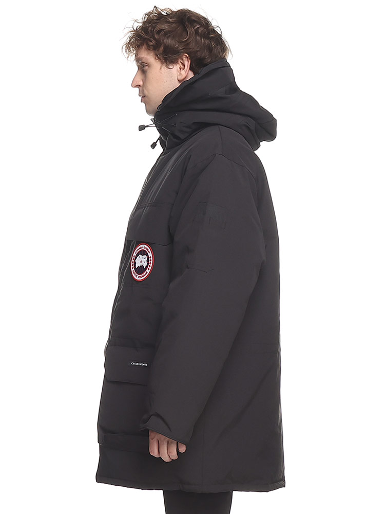 カナダグース ダウンジャケット メンズ CANADA GOOSE エクスペディション EXPEDITION ダウン フーデット パーカー ブルゾン クロ 黒 