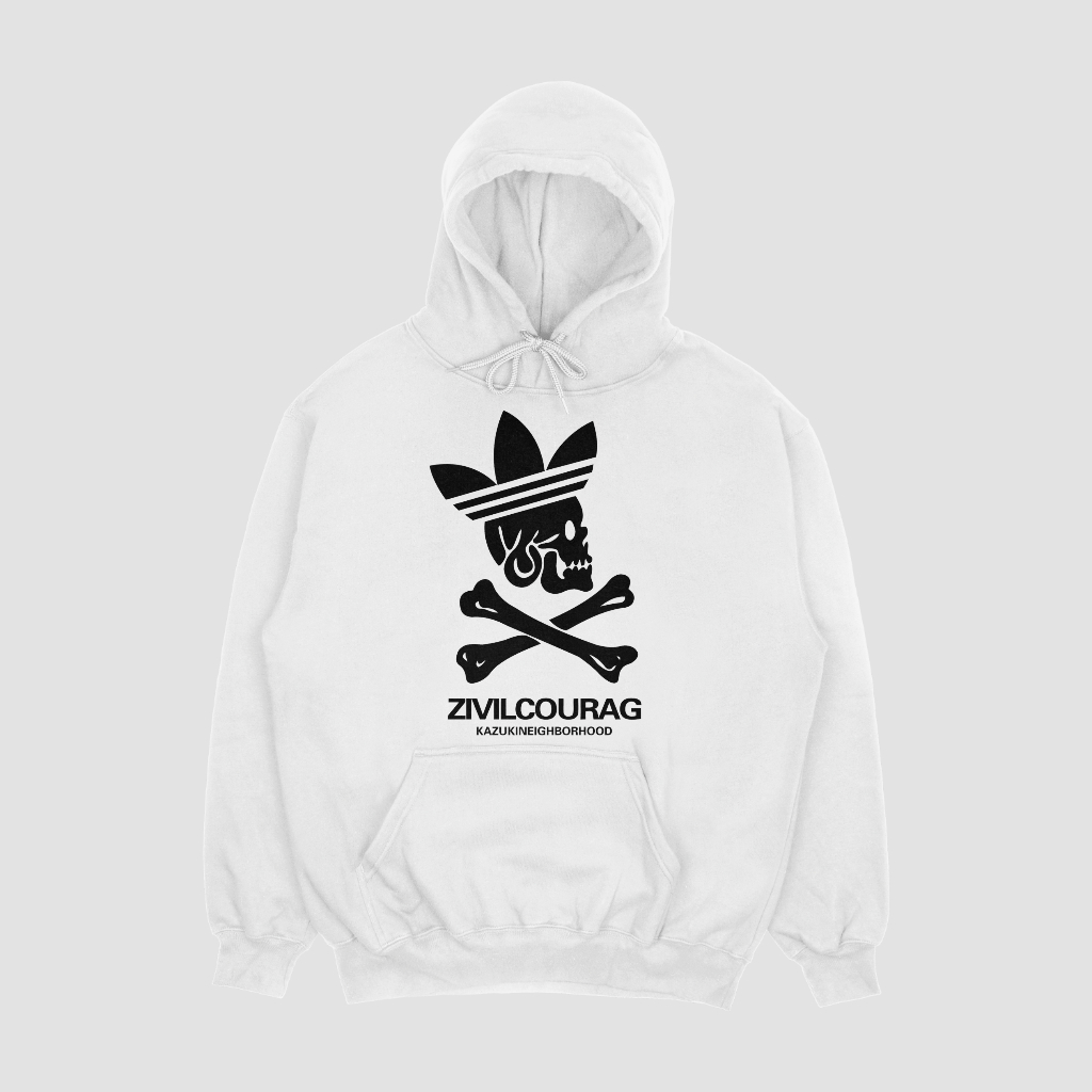 ADIDAS スポーツカジュアルゆったりハットパーカープルオーバー