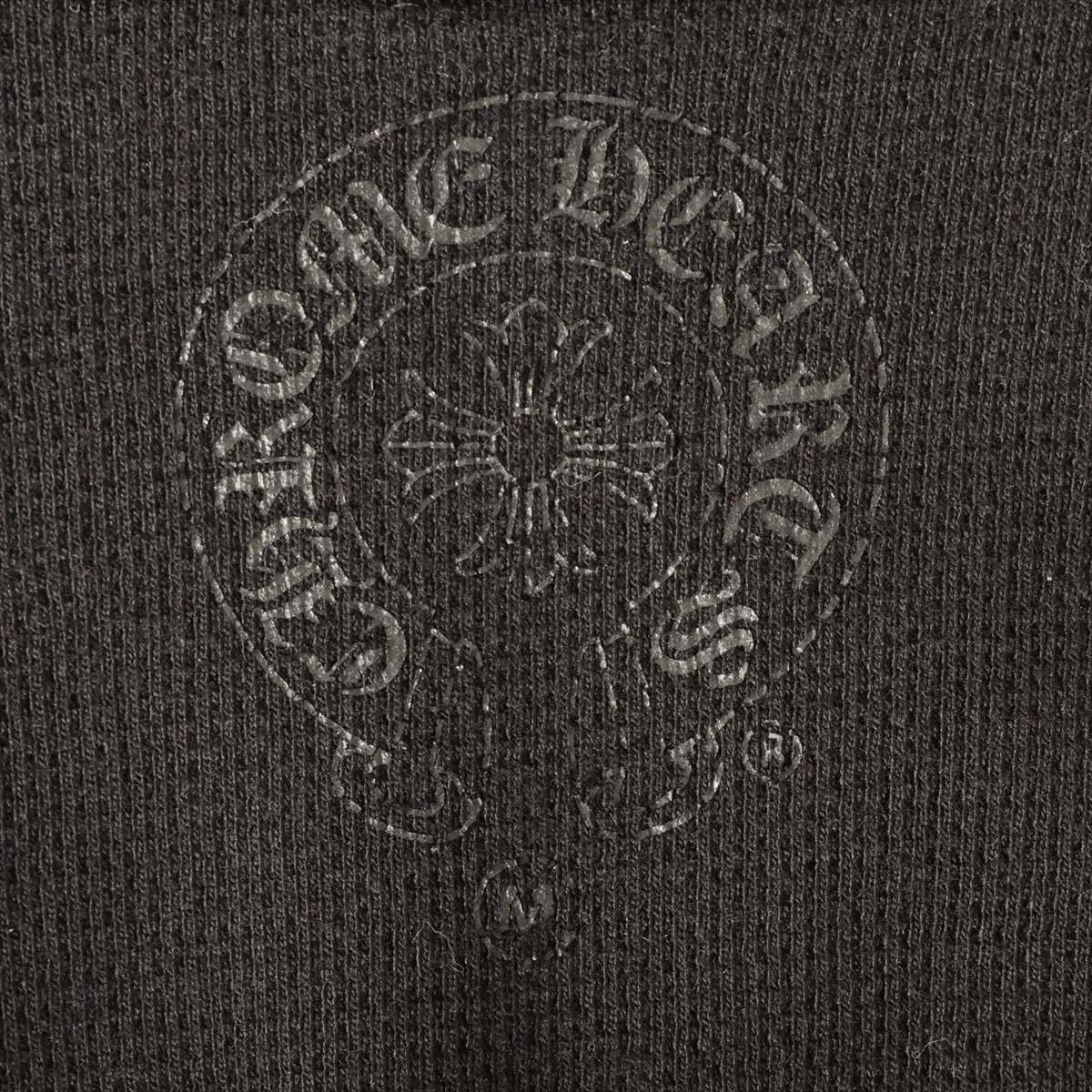 クロムハーツ ホースシュー パーカー コットン  ブラック