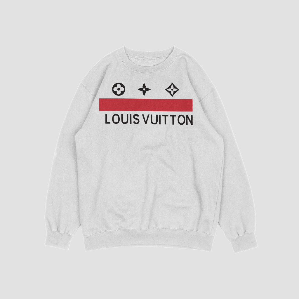 LOUIS VUITTON キャラクターアルファベットロゴプリントスウェット クル